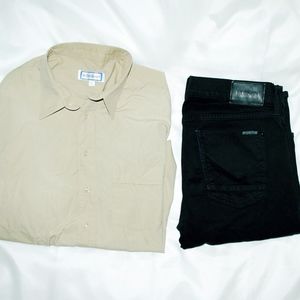 Hudson Men's Pant (32x34) & YSL Dress Shirt